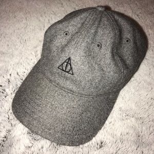 Harry Potter Deathly Hallows Grey Felted Hat